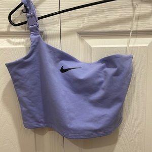Nike purple crop tank